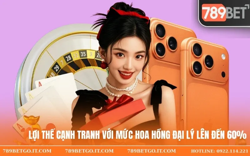 Lợi thế cạnh tranh với mức hoa hồng đại lý lên đến 60%