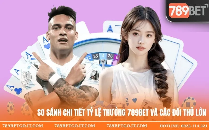 So sánh chi tiết tỷ lệ thưởng 789Bet và các đối thủ lớn